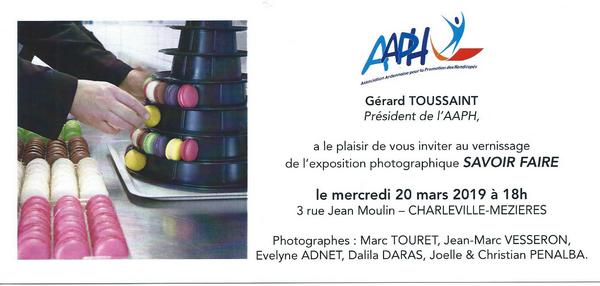 invitation vernissage AAPH