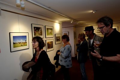 vue expo caveau à la campagne visiteurs 