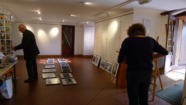 prépa expo caveau