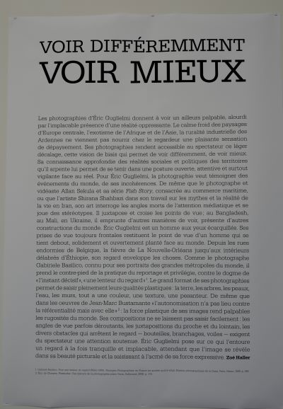 éric guglielmi texte expo